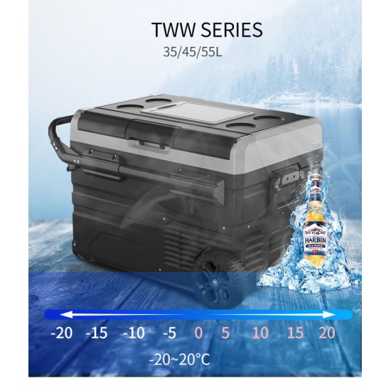 یخچال فریزر باتری دار خودرو و کمپ 45 لیتری مدل Alpicool - TWW45