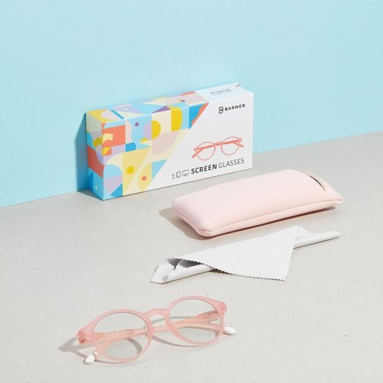 عینک محافظ نور آبی مدل Barner - Le Marais - Dusty Pink