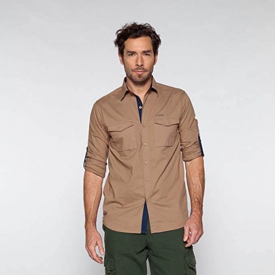 پیراهن مدل Berg Outdoor - Men's Hay / Fossil