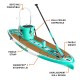 پدل برد مدل Bote - HD 12' Full Trax Seafoam