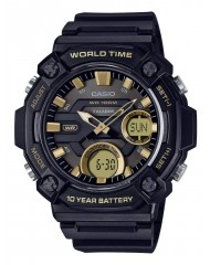 ساعت مچی عقربه ای دیجیتال مدل Casio - AEQ-120W-9AV