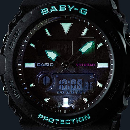ساعت مچی عقربه ای دیجیتال مدل Casio - BAX-100-1A