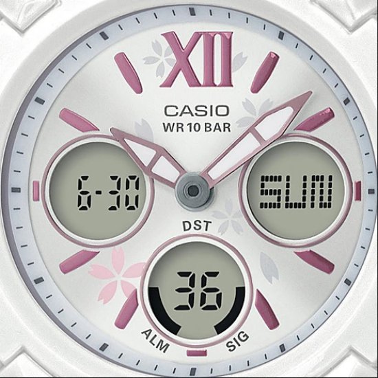ساعت مچی عقربه ای دیجیتال مدل Casio - BGA-110BL-7B