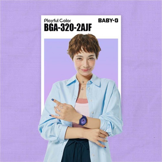 ساعت مچی عقربه ای دیجیتال Casio ساعت بیبی جی