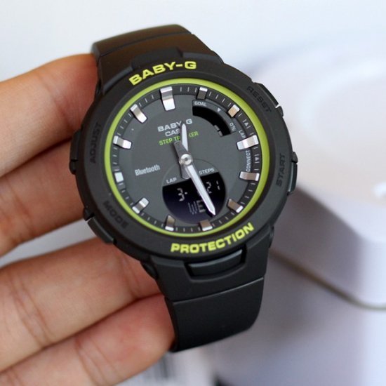 ساعت مچی عقربه ای دیجیتال مدل Casio - BSA-B100SC-1A