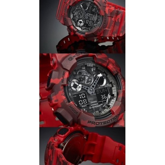 ساعت مچی عقربه ای دیجیتال مدل Casio - GA-100CM-4A ساعت مچی عقربه ای دیجیتال مدل Casio - GA-100CM-4A