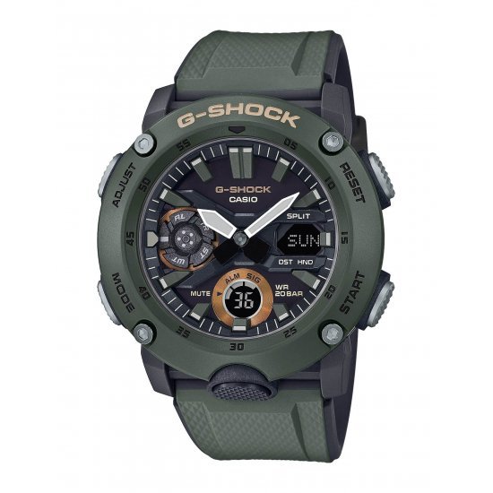 ساعت مچی عقربه ای دیجیتال مدل Casio - GA-2000-3A ساعت مچی عقربه ای دیجیتال مدل Casio - GA-2000-3A