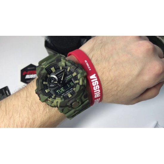 ساعت مچی عقربه ای دیجیتال مدل Casio - GA-700CM-3A ساعت مچی عقربه ای دیجیتال مدل Casio - GA-700CM-3A
