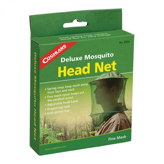 پشه بند کلاه ‌دار مدل Coghlan - Deluxe Head Net
