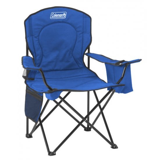 صندلی کمپ تخفیف دار مدل Coleman - Cooler Quad Chair-Blue