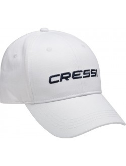 کلاه نقاب دار مدل Cressi - Adjustable Baseball Cap 2 White
