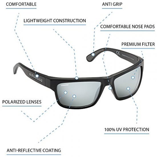 عینک آفتابی مدل Cressi - Ipanema Black
