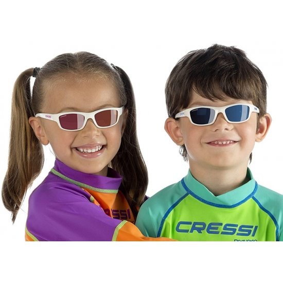 عینک آفتابی مدل Cressi - Kid's Maka Teen Pink/Yellow Lens