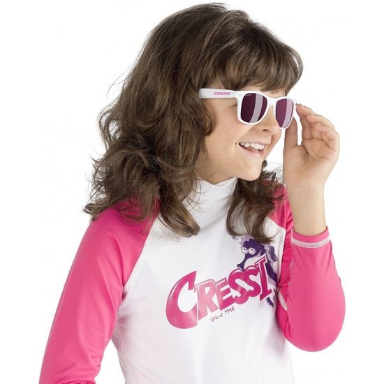 عینک آفتابی مدل Cressi - Maka Teen White/Pink Lens