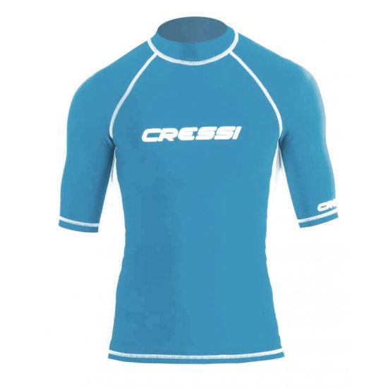 رش گارد مدل Cressi - Rash Guard Adult Short Sleeve / Blue