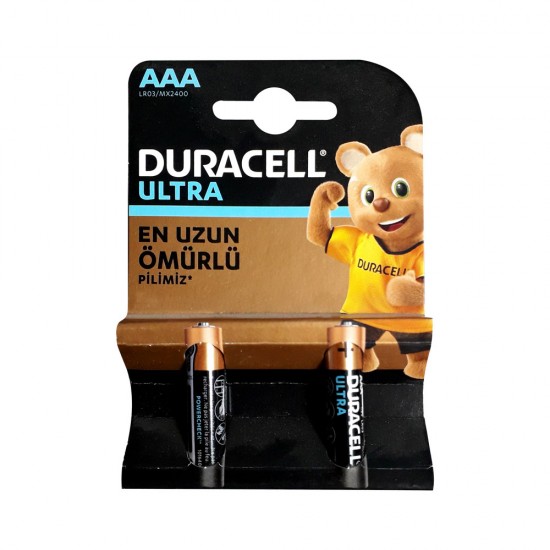 باتری نیم قلمی مدل Duracell - Ultra AAA