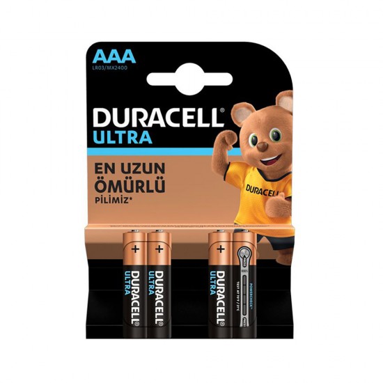 باتری نیم قلمی مدل Duracell - Ultra AAA
