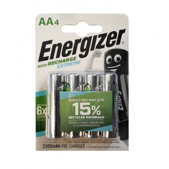 باتری قلمی قابل شارژ مدل Energizer - Extreme AA4