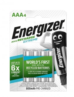 باتری نیم قلمی قابل شارژ مدل Energizer - Extreme AAA4