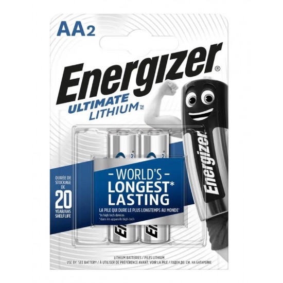 باتری قلمی مدل Energizer - Ultimate Lithium AA2