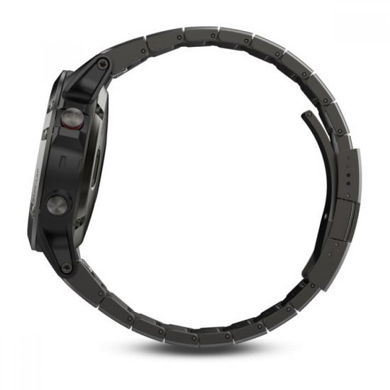 ساعت مچی ورزشی مدل Garmin - Fenix 5 Slate Gray Sapphire with Metal Band