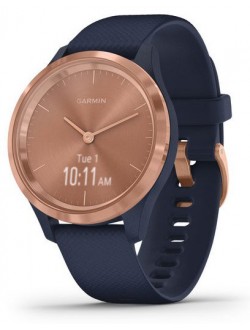 ساعت مچی ورزشی مدل Garmin - Vivomove 3S Navy Case and Silicon Band