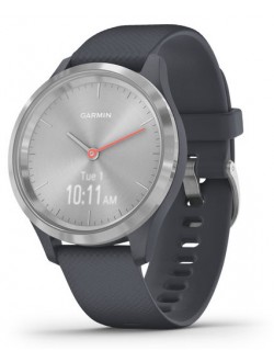 ساعت مچی ورزشی مدل Garmin - Vivomove 3S Granite Blue Case and Silicon Band