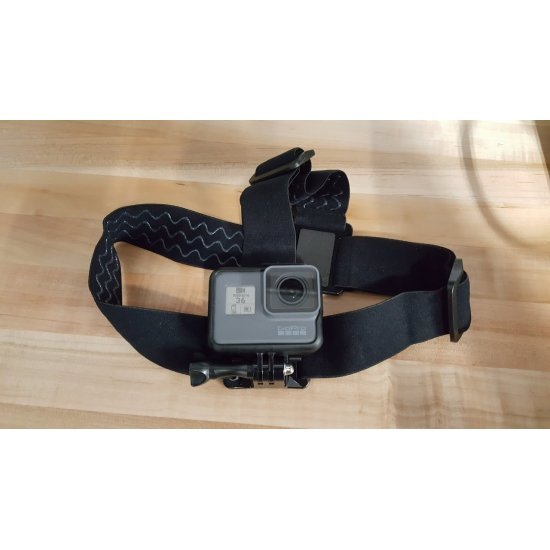 بند دور سر و گیره نگهدارنده دوربین مدل GoPro - Head Strap + Quick Clip