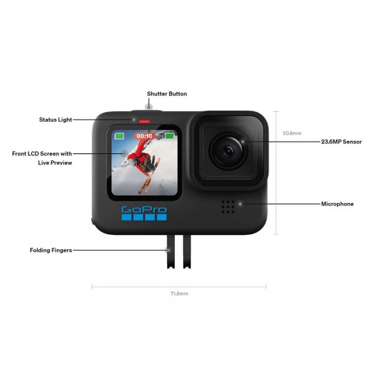 دوربین ورزشی مدل GoPro - Hero 10 Black