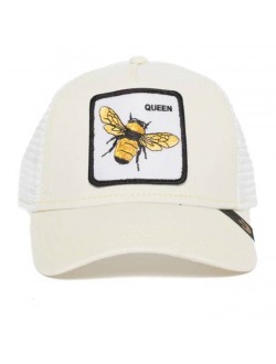 کلاه نقاب دار مدل Goorin - Queen Bee / White