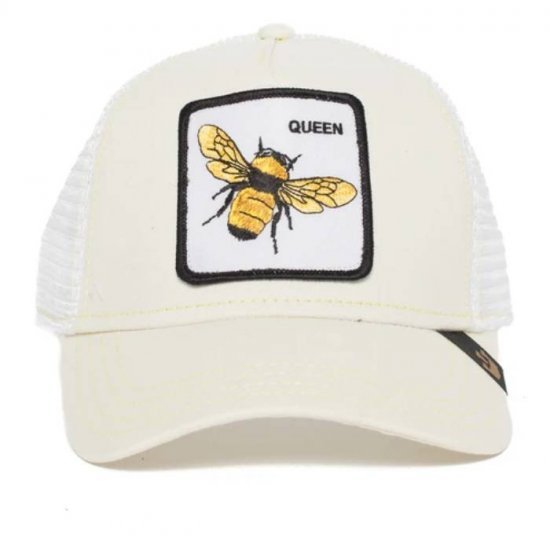 کلاه نقاب دار مدل Goorin - Queen Bee / White