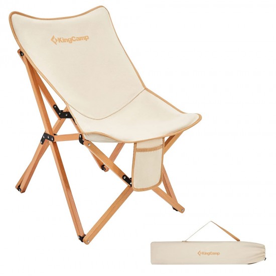 wooden folding camp chair