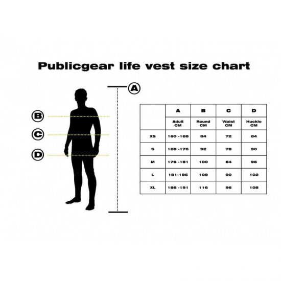 جلیقه نجات مدل Public Gear - Life Vest