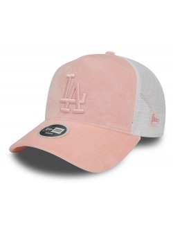 کلاه نقاب دار مدل New Era - LA Dodgers Womens Velour Pink