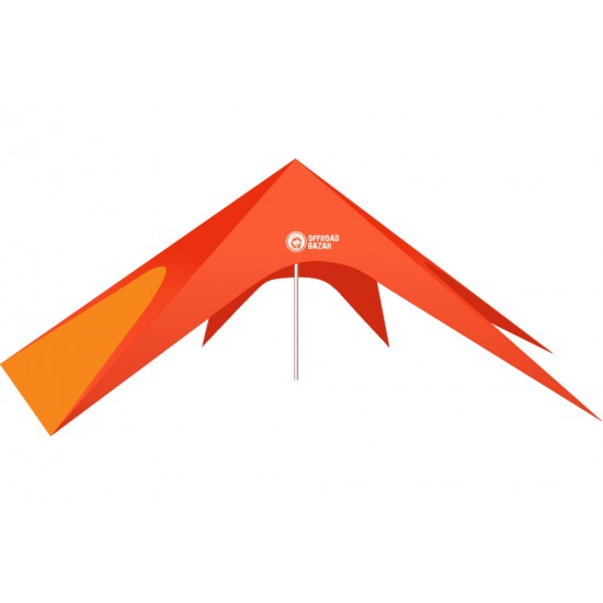 سایبان مدل Offroad Bazar - Super Deluxe 8 m / Orange