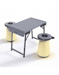 ست میز و صندلی مدل Porodo - Desk and LED Stool