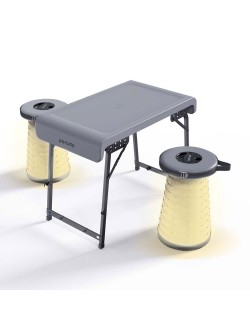 ست میز و صندلی مدل Porodo - Desk and LED Stool