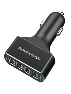 شارژر فندکی مدل Ravpower - 4 Ports USB Car Charger