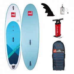 red paddle board windsurf