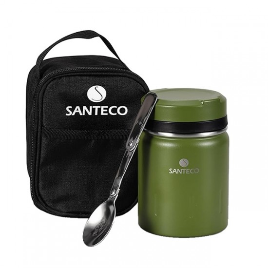 فلاسک غذا 500 میلی لیتری مدل Santeco - Koge with Spoon