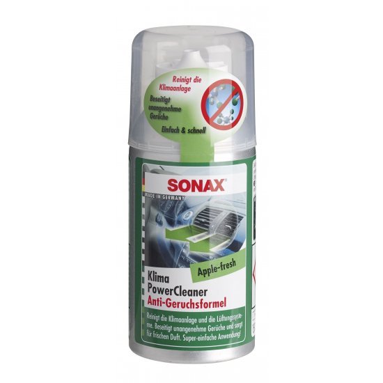 اسپری تمیز کننده تهویه خودرو مدل Sonax - Car A/C Cleaner AirAid Apple-Fresh