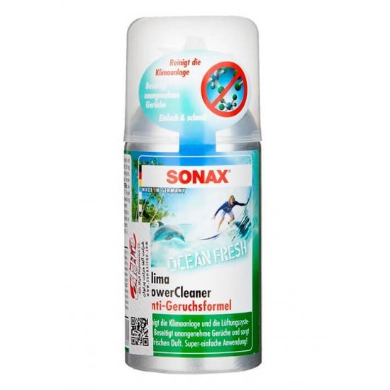 اسپری تمیز کننده تهویه خودرو مدل Sonax - Car A/C Cleaner Ocean-Fresh