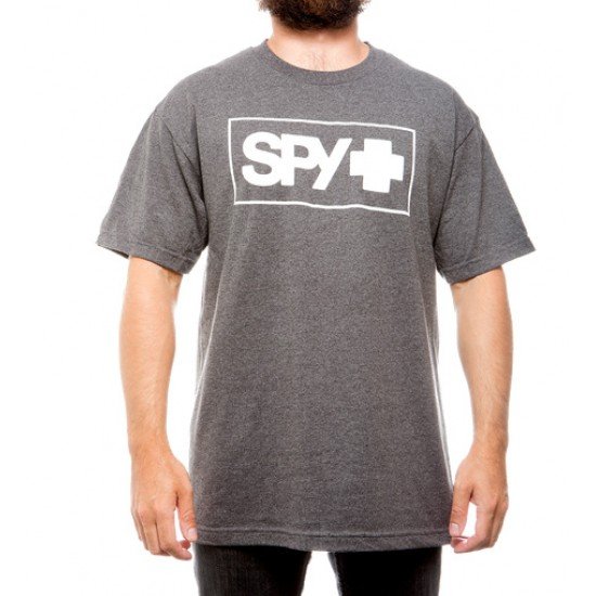 تیشرت مدل Spy - Boxed T-Shirt / Charcoal White