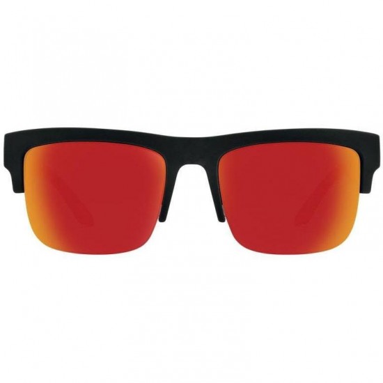 عینک آفتابی مدل Spy - Discord 5050 Soft Matte Black Translucent Orange