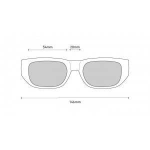 Spy Genre Sunglasses - Matte Black - Happy Gray Polar