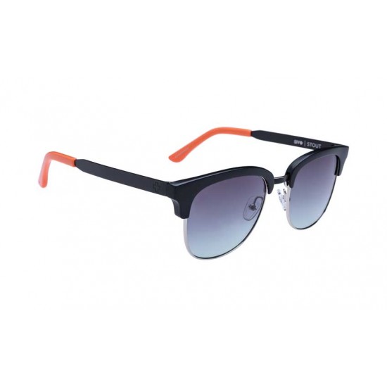 عینک آفتابی مدل Spy - Stout Matte Black Gloss Tangerine