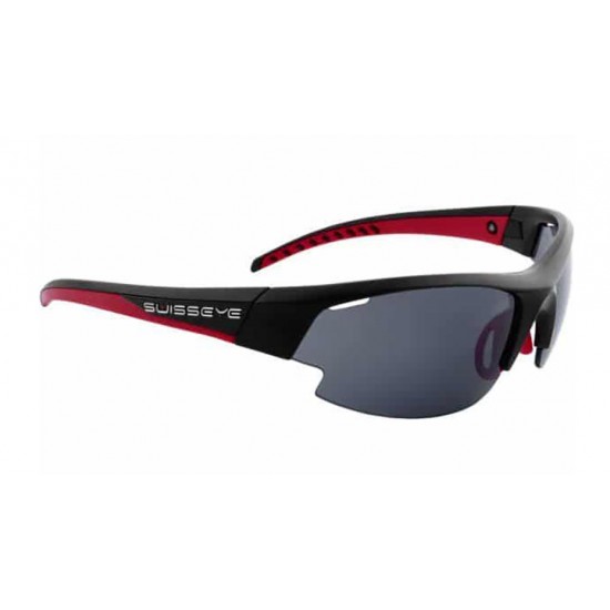 عینک آفتابی مدل Swisseye - Gardosa Re / Black Matt Red Smoke