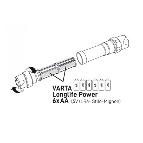 چراغ قوه مدل Varta - Indestructible F30 Pro