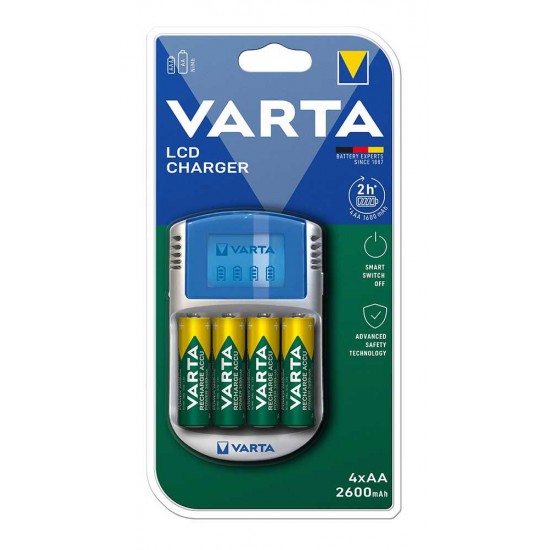 شارژر باتری مدل Varta - LCD Charger