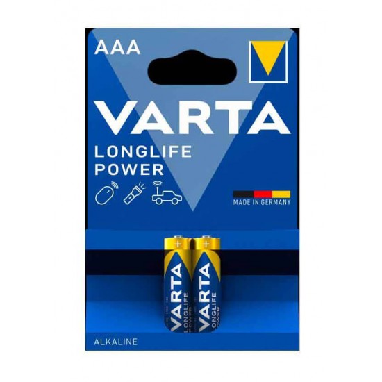 باتری نیم قلمی مدل Varta - Longlife Power AAA